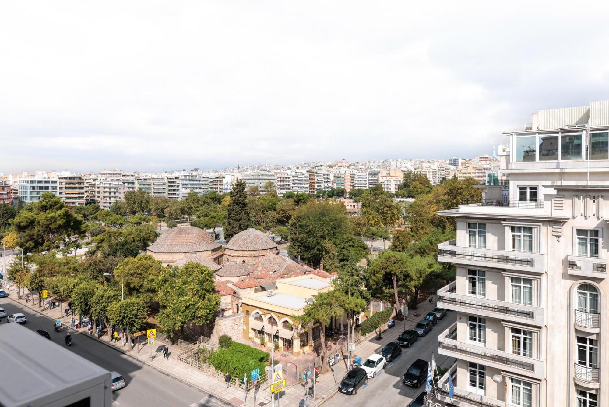 Aristotle Spot, City View Apartment By Binobi! Szaloniki Kültér fotó